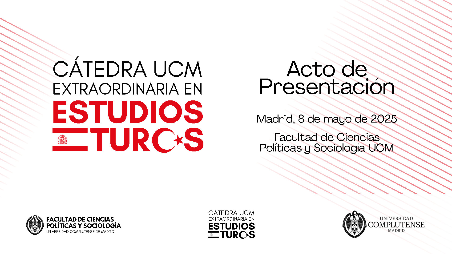 Acto presentación Cátedra en Estudios Turcos